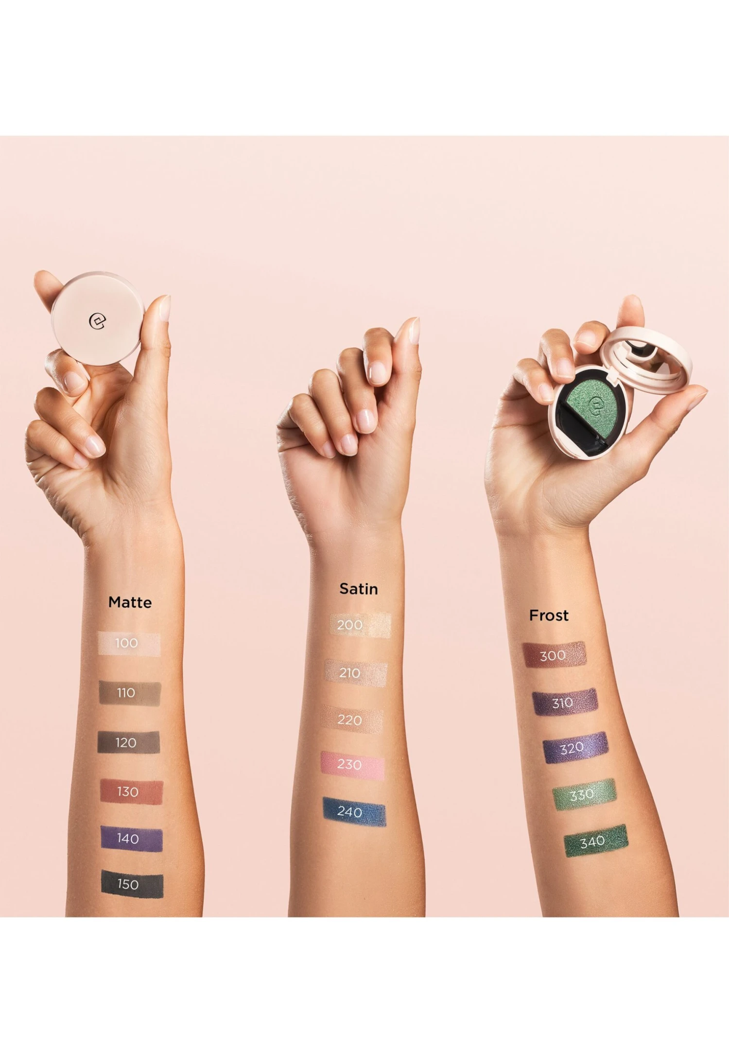 Collistar Impeccable Compact Eye Shadow Refill - Oogschaduw - N.300 Pink Gold Frost - Afbeelding 2